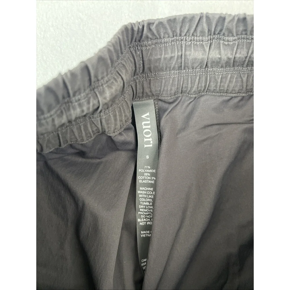 Vuori Birch Cargo Pants Womens S Vintage Black Stretch Drawstring Gorpcore - Picture 3 of 4